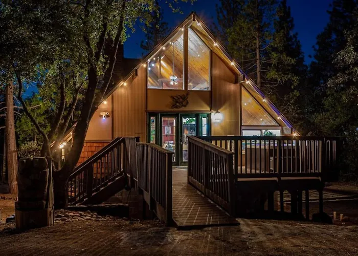 Bass Lake Chalet By Mono Rock With Hot Tub, Fire Pit, Bbq Grill, Rv And Boat Parking
